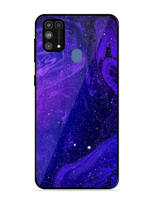 Galaxy Acrylic Abstract Art Glossy Metal Phone Cover for Samsung Galaxy M31 Prime