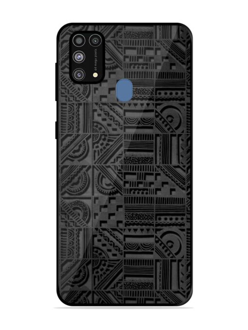 Seamless Pattern Glossy Metal Phone Cover for Samsung Galaxy M31 Prime