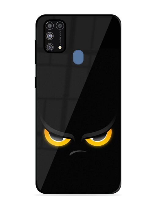 Scary Yellow Eye Glossy Metal TPU Phone Cover for Samsung Galaxy M31 Prime