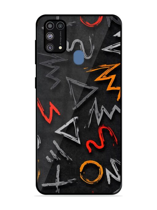 Grungy Graffiti Glossy Metal Phone Cover for Samsung Galaxy M31 Prime Zapvi