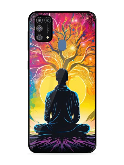 Mind Colourful Glossy Metal Phone Cover for Samsung Galaxy M31 Prime