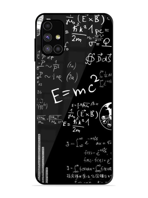 E=Mc2 Mass?Energy Equivalence Glossy Metal Phone Cover for Samsung Galaxy M31S