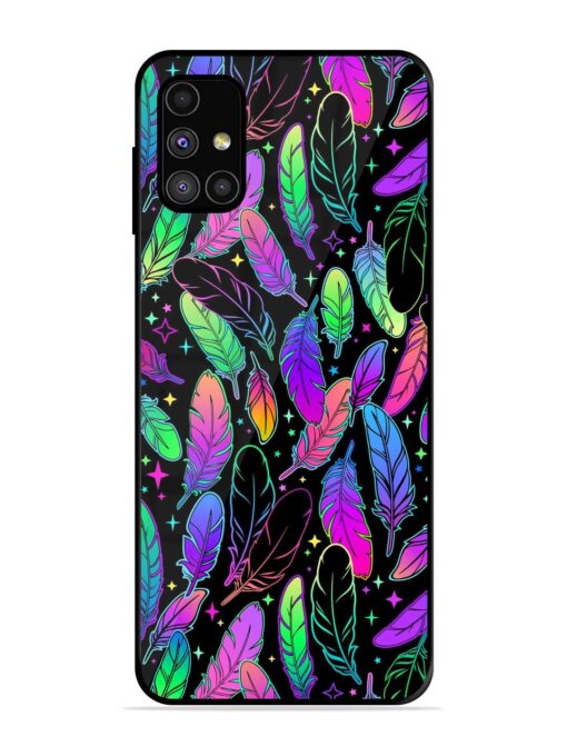 Bright Multi Colored Seamless Glossy Metal Phone Cover for Samsung Galaxy M31S