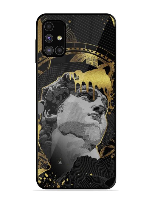 Roman Face Glossy Metal Phone Cover for Samsung Galaxy M31S Zapvi