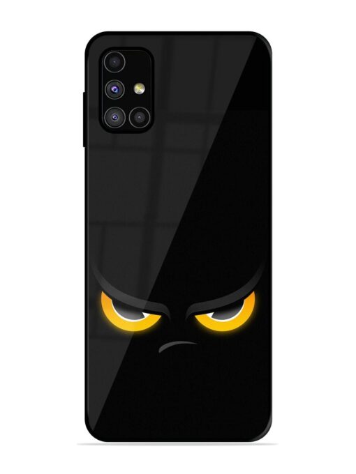 Scary Yellow Eye Glossy Metal TPU Phone Cover for Samsung Galaxy M31S Zapvi