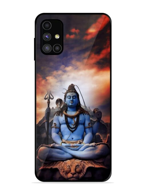 Jai Jai Shiv Glossy Metal Phone Cover for Samsung Galaxy M31S Zapvi