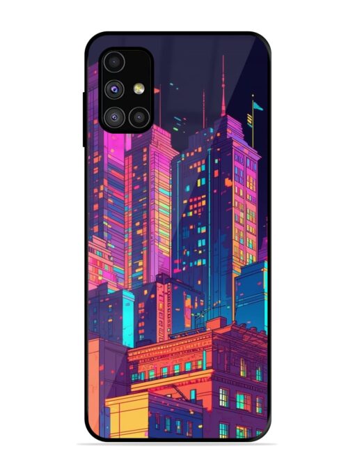 City View Glossy Metal Phone Cover for Samsung Galaxy M31S Zapvi