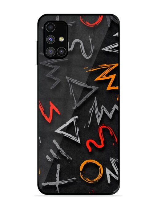 Grungy Graffiti Glossy Metal Phone Cover for Samsung Galaxy M31S