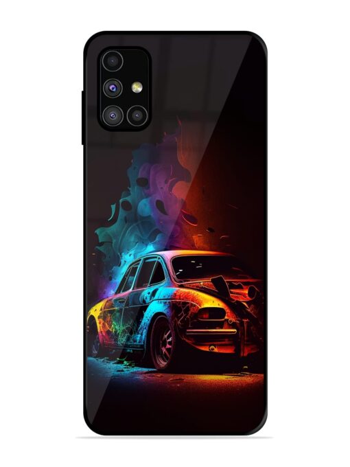 High Classic Car Art Glossy Metal Phone Cover for Samsung Galaxy M31S