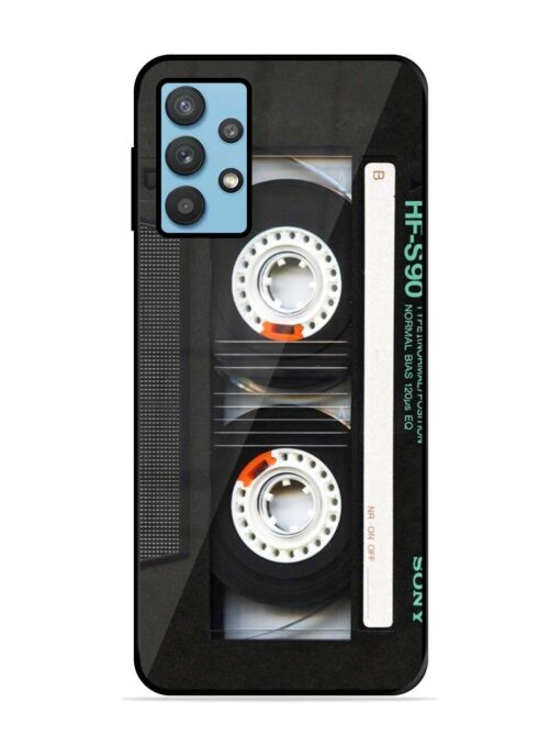 Sony Hf-S90 Cassette Glossy Metal Phone Cover for Samsung Galaxy M32 (5G) Zapvi