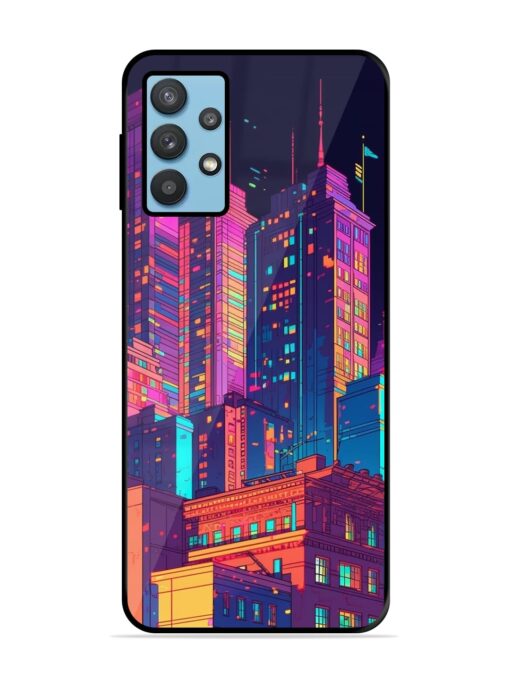 City View Glossy Metal Phone Cover for Samsung Galaxy M32 (5G) Zapvi