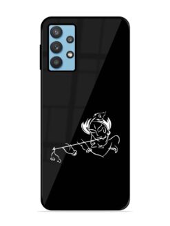 Krishna Flute Glossy Metal Phone Cover for Samsung Galaxy M32 (5G)