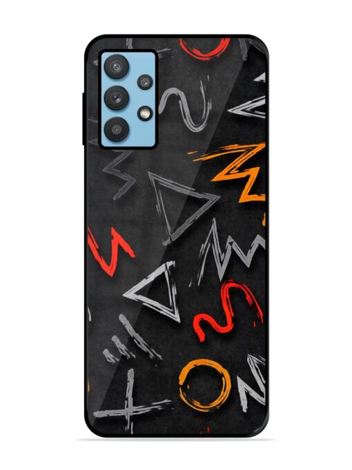 Grungy Graffiti Glossy Metal Phone Cover for Samsung Galaxy M32 (5G)