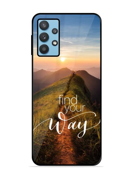 Find Your Way Glossy Metal Phone Cover for Samsung Galaxy M32 (5G)