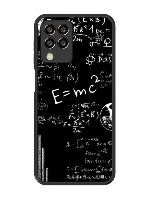 E=Mc2 Mass?Energy Equivalence Glossy Metal Phone Cover for Samsung Galaxy M33 (5G) Zapvi