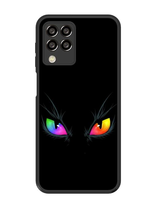 Cat Eyes Glossy Metal Phone Cover for Samsung Galaxy M33 (5G)