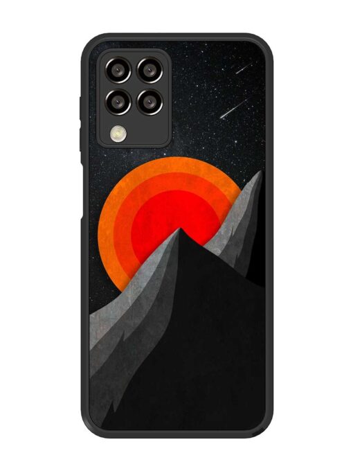 Black Mountain Glossy Metal Phone Cover for Samsung Galaxy M33 (5G)