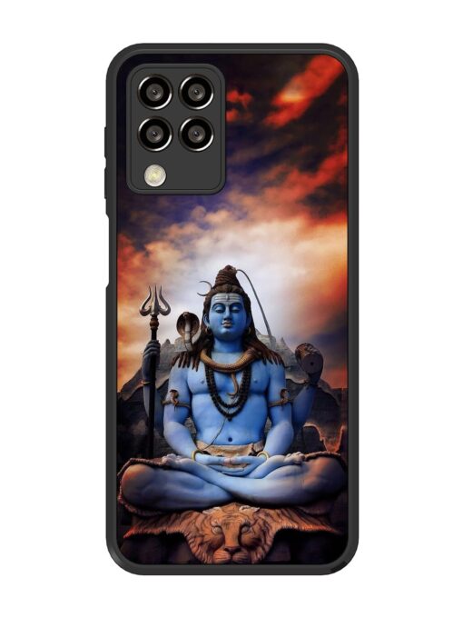 Jai Jai Shiv Glossy Metal Phone Cover for Samsung Galaxy M33 (5G) Zapvi