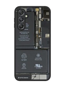 Phone Insider Glossy Metal Phone Cover for Samsung Galaxy M34 (5G)