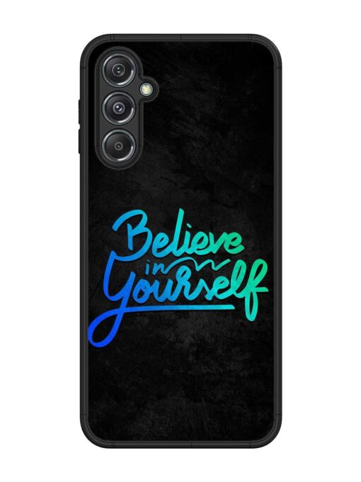 Believe In Yourself Glossy Metal Phone Cover for Samsung Galaxy M34 (5G) Zapvi