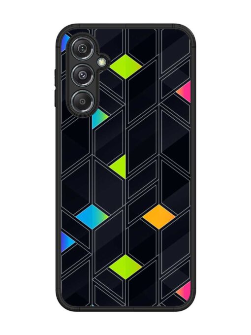 Abstract Mosaic Seamless Glossy Metal Phone Cover for Samsung Galaxy M34 (5G)