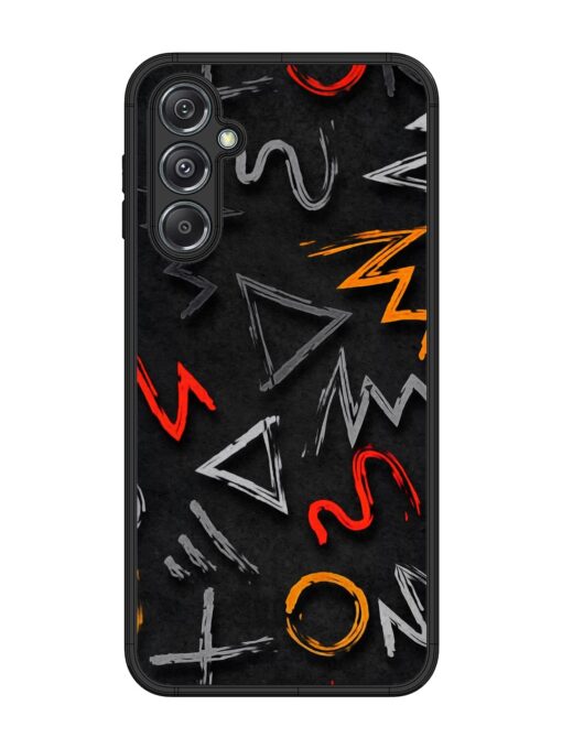 Grungy Graffiti Glossy Metal Phone Cover for Samsung Galaxy M34 (5G)