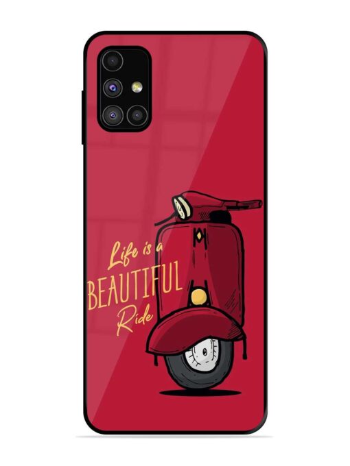 Life Is Beautiful Rides Glossy Metal Phone Cover for Samsung Galaxy M51