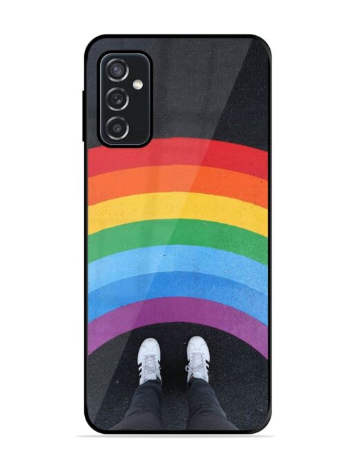 Legs Rainbow Glossy Metal TPU Phone Cover for Samsung Galaxy M52 (5G)