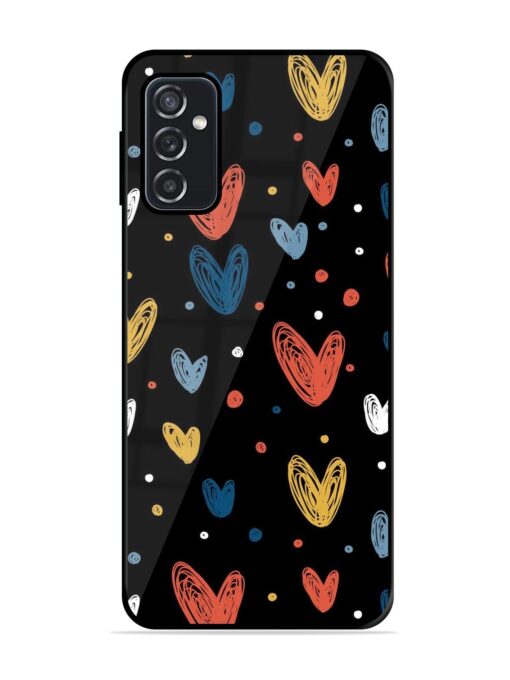 Happy Valentines Day Glossy Metal TPU Phone Cover for Samsung Galaxy M52 (5G) Zapvi