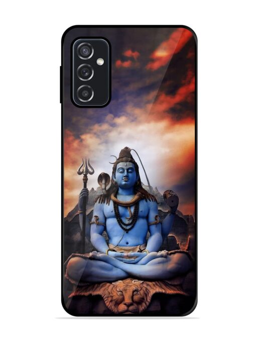 Jai Jai Shiv Glossy Metal Phone Cover for Samsung Galaxy M52 (5G) Zapvi