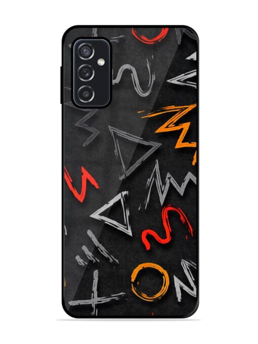 Grungy Graffiti Glossy Metal Phone Cover for Samsung Galaxy M52 (5G)