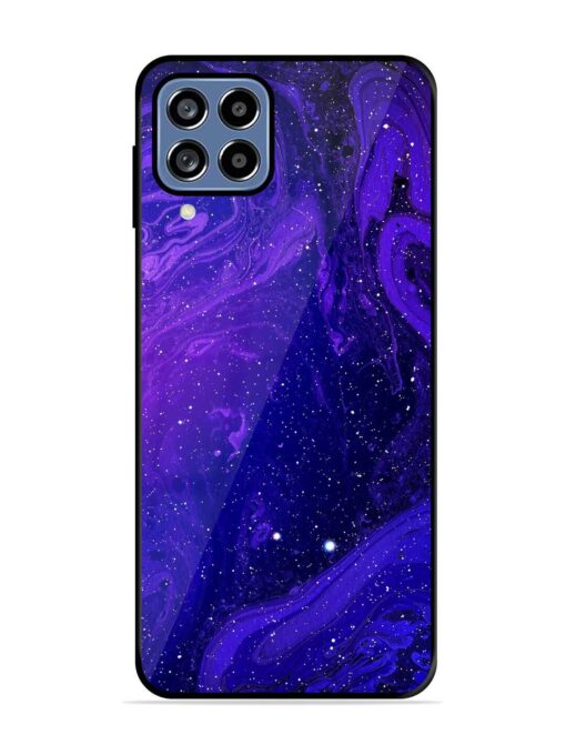 Galaxy Acrylic Abstract Art Glossy Metal Phone Cover for Samsung Galaxy M53 (5G) Zapvi