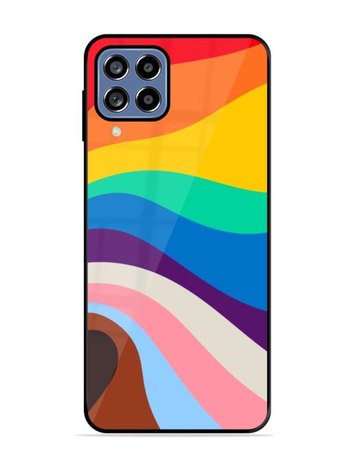 Minimal Pride Art Glossy Metal Phone Cover for Samsung Galaxy M53 (5G) Zapvi