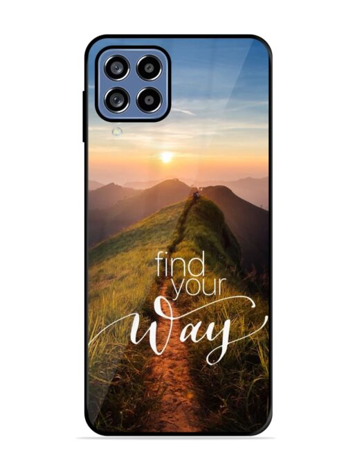 Find Your Way Glossy Metal Phone Cover for Samsung Galaxy M53 (5G)