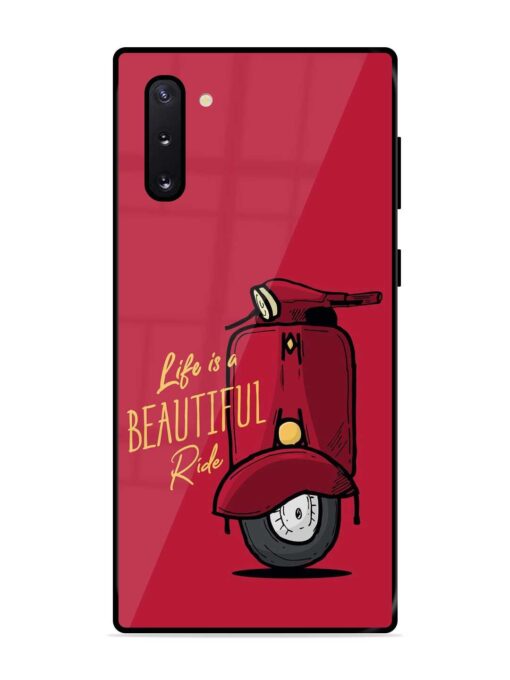 Life Is Beautiful Rides Glossy Metal Phone Cover for Samsung Galaxy Note 10