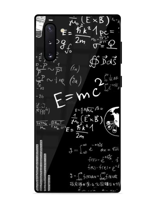 E=Mc2 Mass?Energy Equivalence Glossy Metal Phone Cover for Samsung Galaxy Note 10 Zapvi