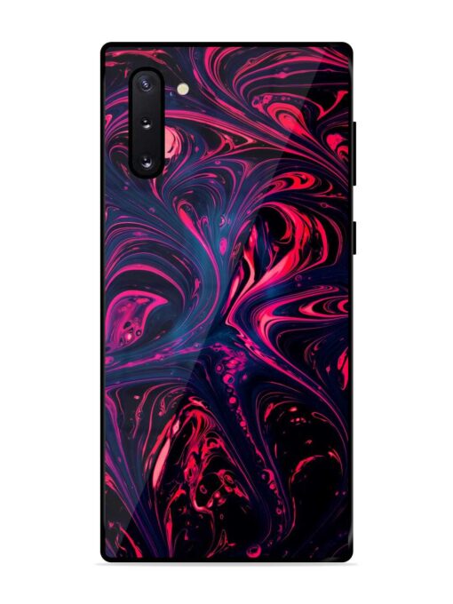 Abstract Background Glossy Metal Phone Cover for Samsung Galaxy Note 10 Zapvi