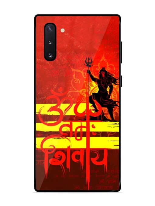 Illustration Lord Shiva Glossy Metal TPU Phone Cover for Samsung Galaxy Note 10 Zapvi