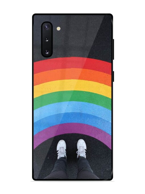 Legs Rainbow Glossy Metal TPU Phone Cover for Samsung Galaxy Note 10