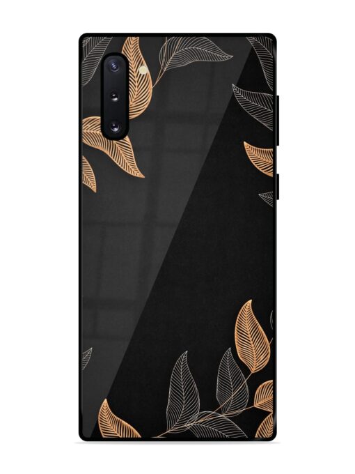 Foliage Art Glossy Metal Phone Cover for Samsung Galaxy Note 10