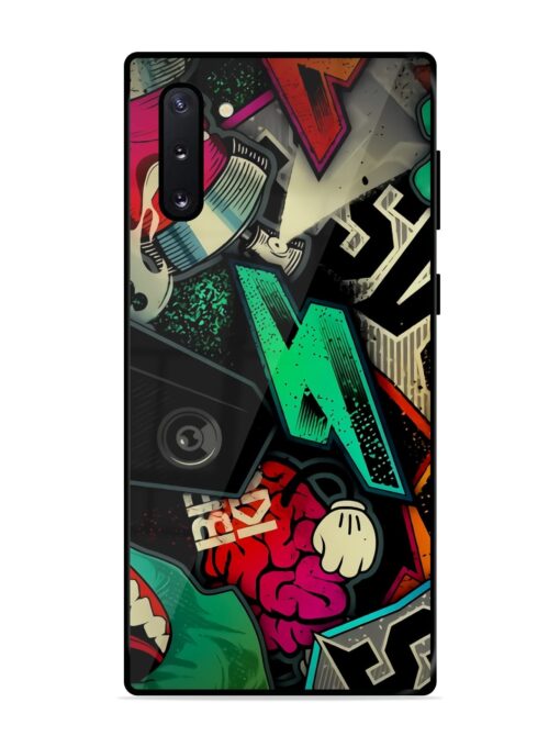 Graffiti Art Glossy Metal Phone Cover for Samsung Galaxy Note 10 Zapvi