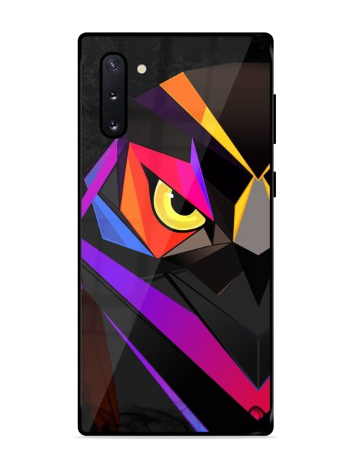 Wpap Owl Glossy Metal Phone Cover for Samsung Galaxy Note 10 Zapvi