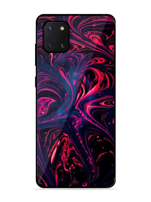 Abstract Background Glossy Metal Phone Cover for Samsung Galaxy Note 10 Lite Zapvi