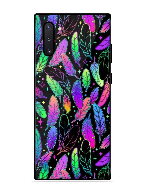 Bright Multi Colored Seamless Glossy Metal Phone Cover for Samsung Galaxy Note 10 Plus Zapvi