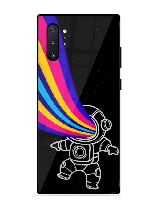 Astronaut Glossy Metal TPU Phone Cover for Samsung Galaxy Note 10 Plus