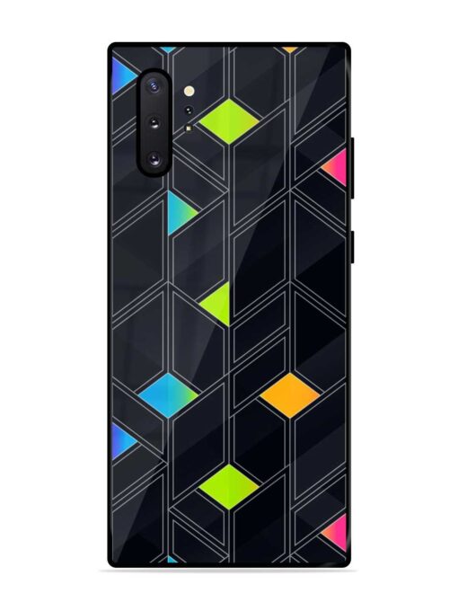 Abstract Mosaic Seamless Glossy Metal Phone Cover for Samsung Galaxy Note 10 Plus Zapvi