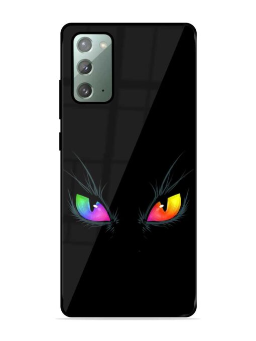 Cat Eyes Glossy Metal Phone Cover for Samsung Galaxy Note 20