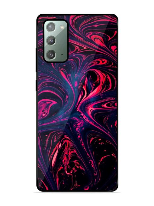 Abstract Background Glossy Metal Phone Cover for Samsung Galaxy Note 20 Zapvi