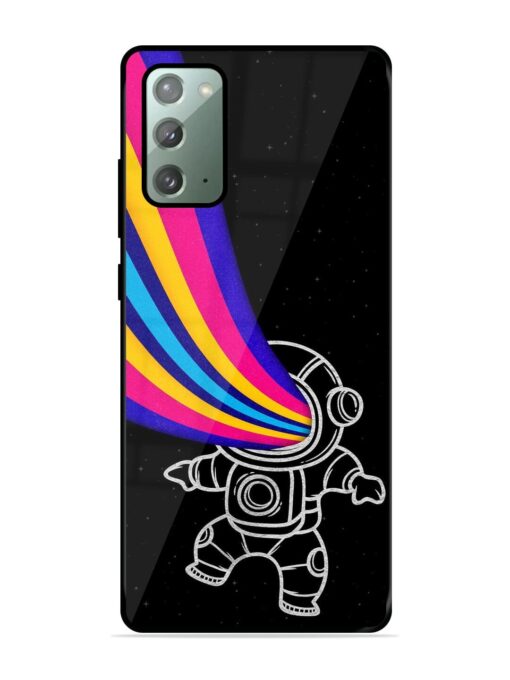 Astronaut Glossy Metal TPU Phone Cover for Samsung Galaxy Note 20 Zapvi