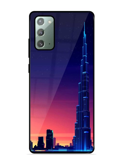 Burj Khalifa Abstract Glossy Metal Phone Cover for Samsung Galaxy Note 20